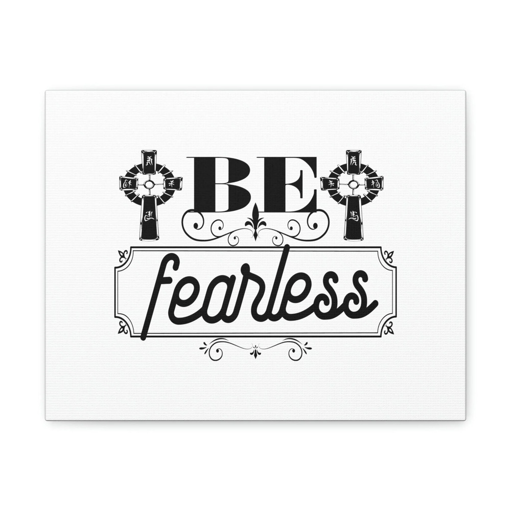 Scripture Walls Be Fearless 2 Timothy 1:7 Ornamental Cross Christian Wall Art
